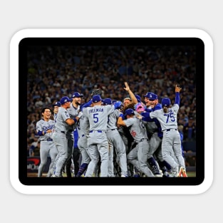 2025 Dodgers World Series Champions Shirt | Back to Back Champs Los Angeles Sticker